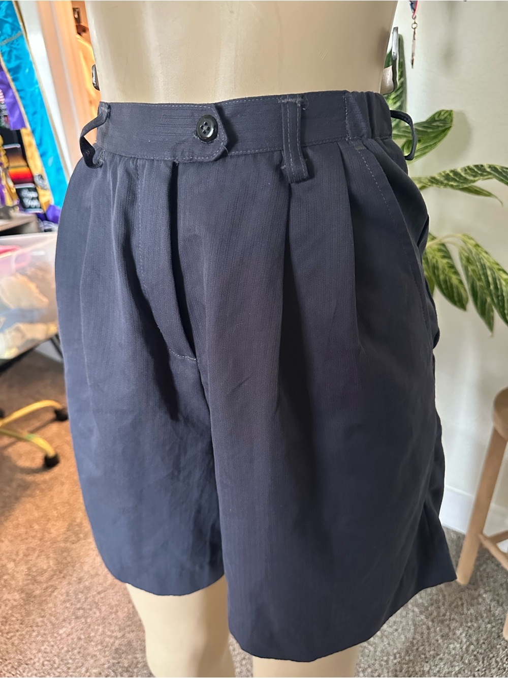 Nike Navy Pleated Mini Skirt